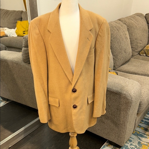 Frenchman Other - Elegant Men's Camel Blazer